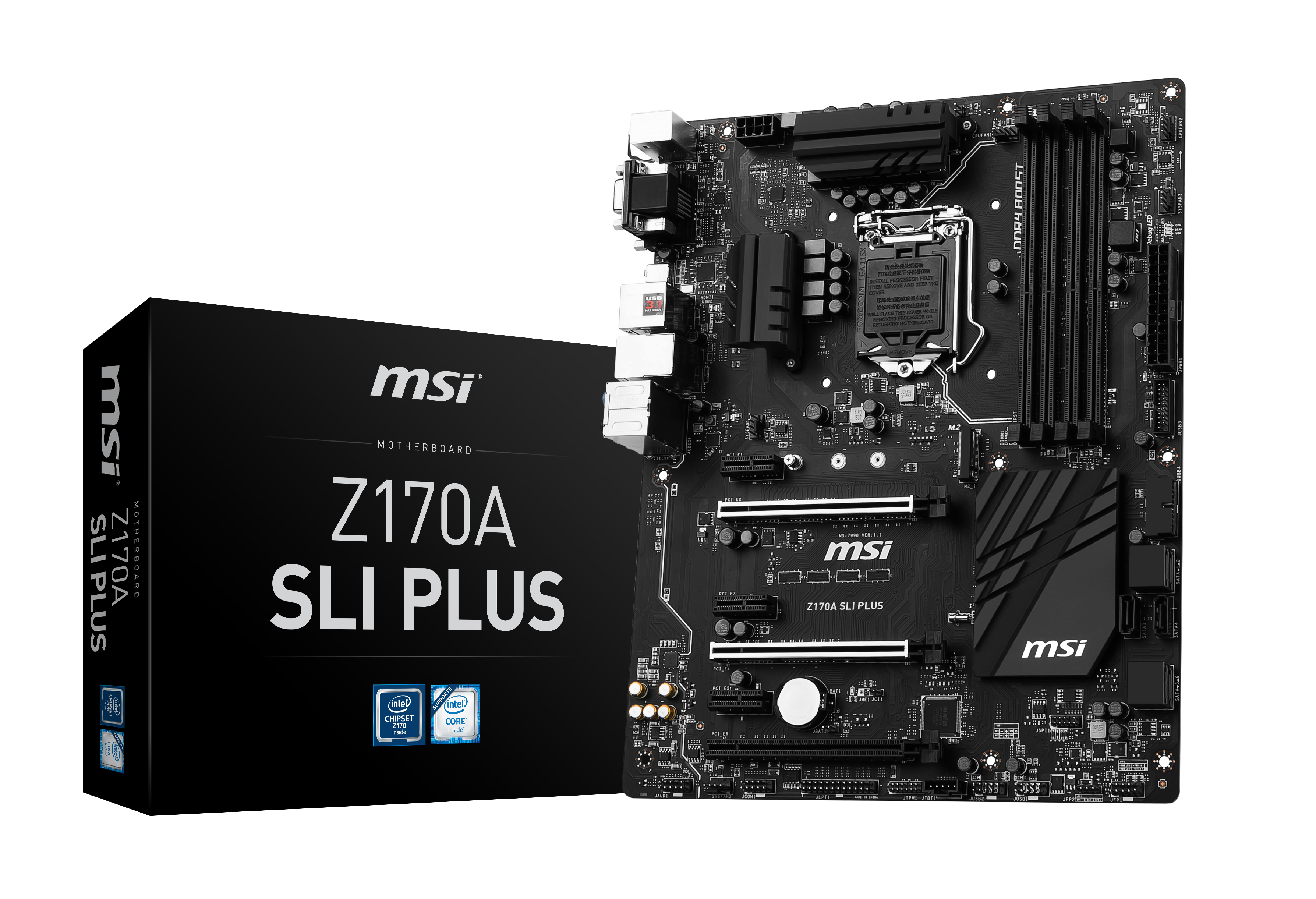 Board Features, In The Box - The MSI Z170A SLI PLUS Review: Redefining